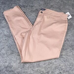 New Junarose Skinny Jeans Women's 18 Misty Rose Denim My Way Zippered 5 Pocket